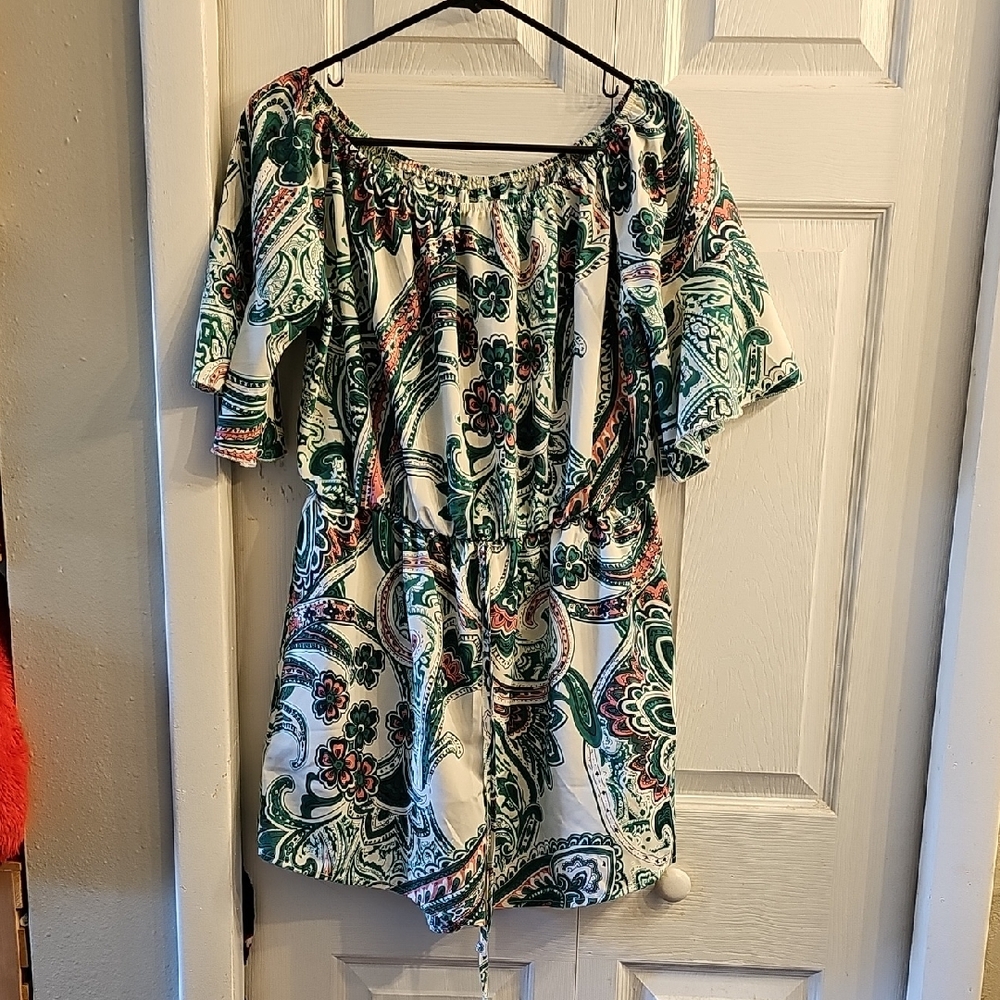 Floral Off-Shoulder Dress
